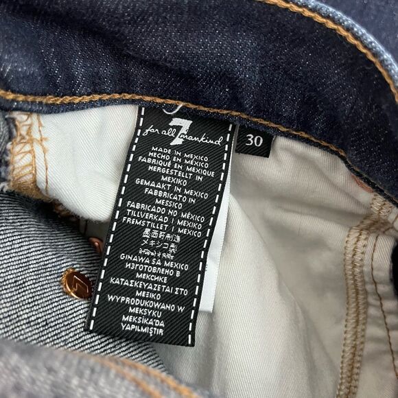 7 For All Mankind Series 7 Denim The Straight Jeans Mens 30 - Picture 6 of 8